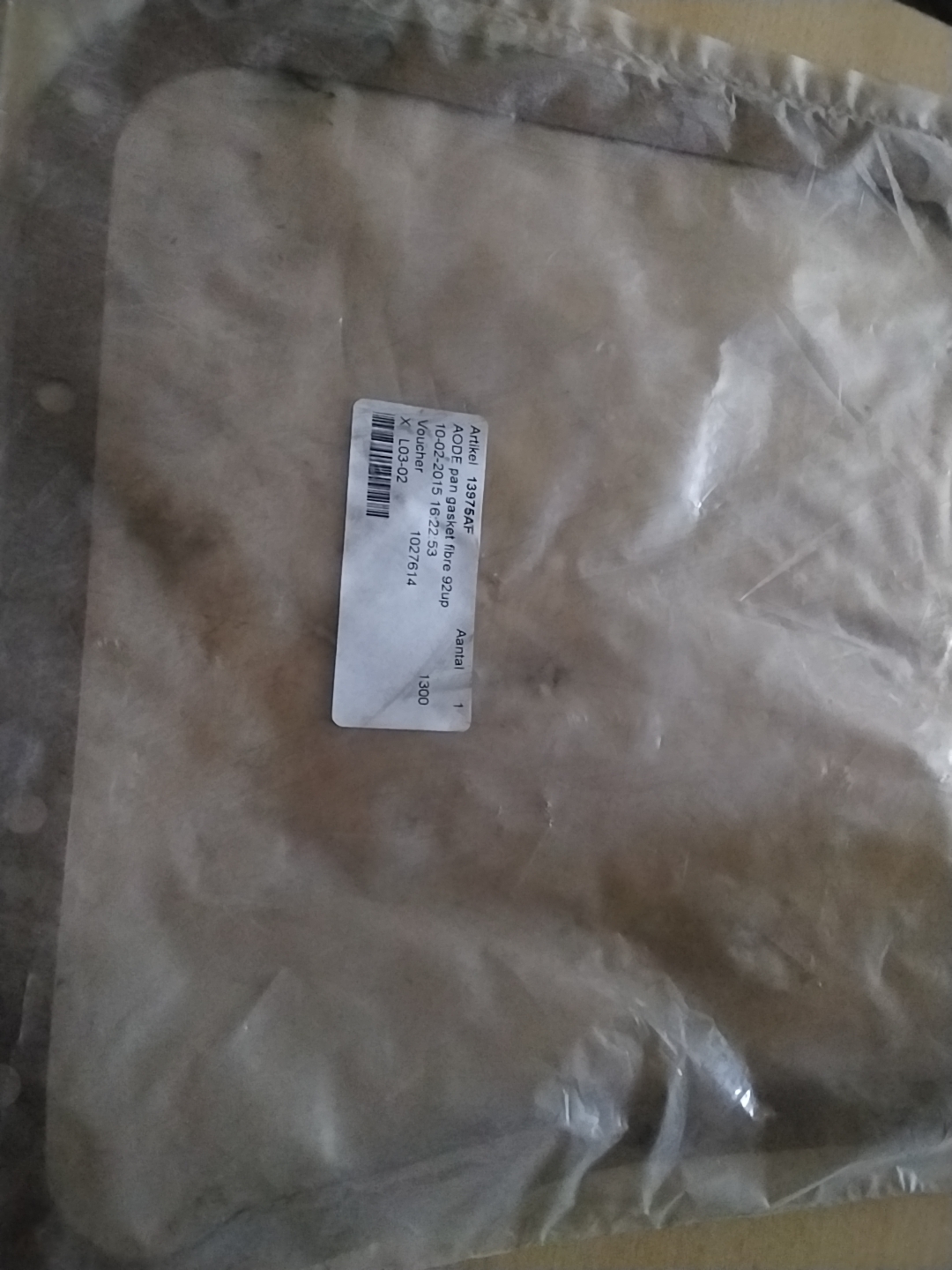 Pan Gasket Fibret -  
