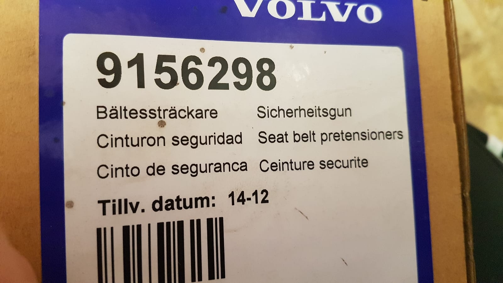 Gurt LH  Volvo 700 900 S90 V90 -  Volvo 700 900 S90 V90
