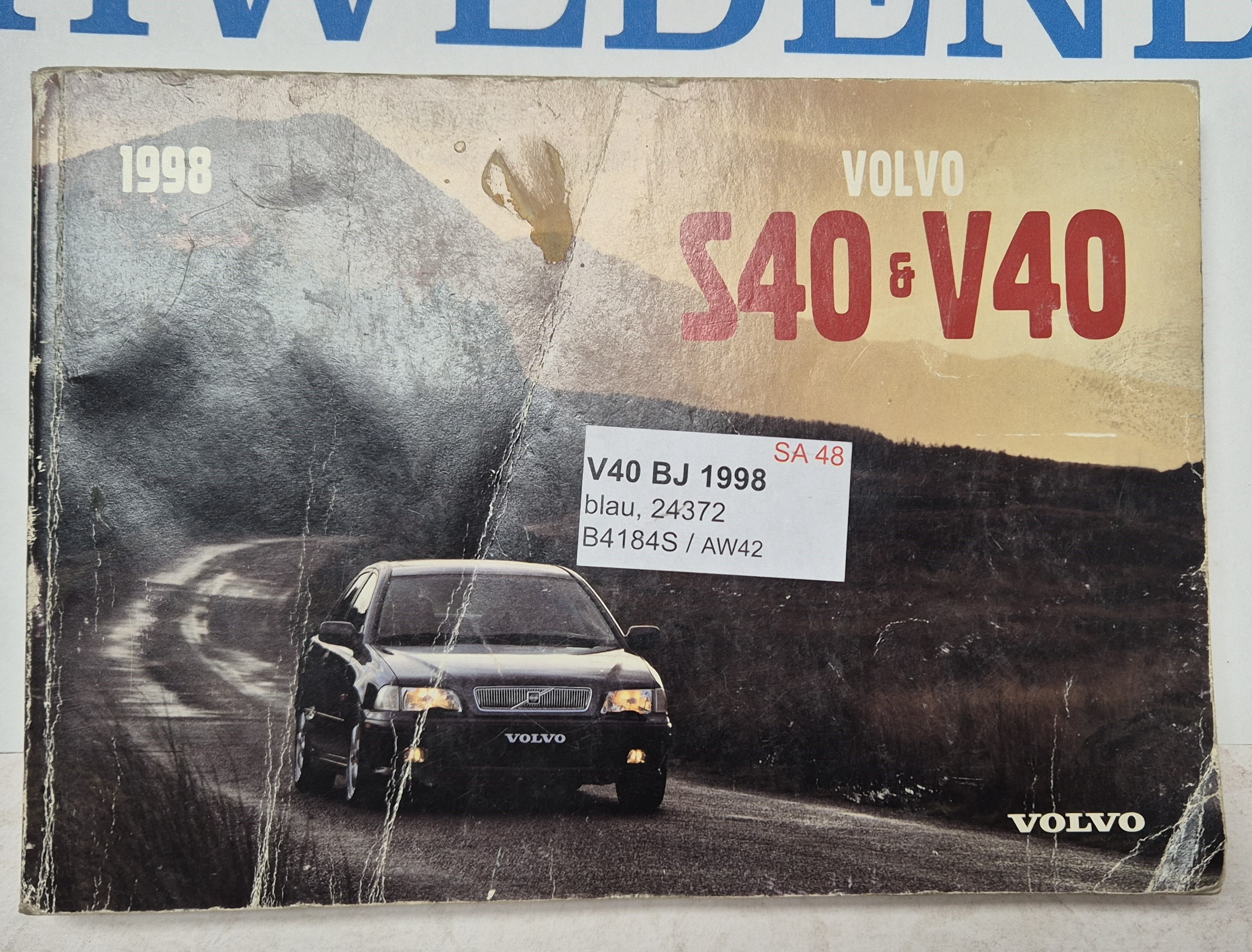 Bedienungsanleitung Betriebsanleitung -  Volvo V40