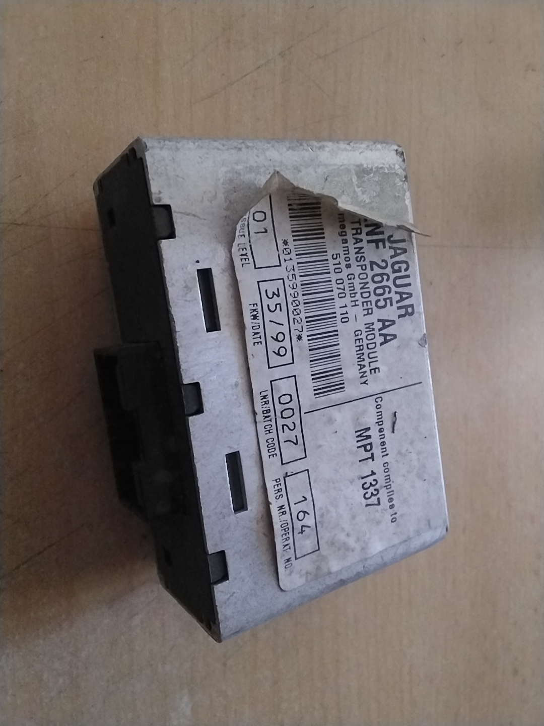 Key transponder module - Jaguar XKR XK8 X100
