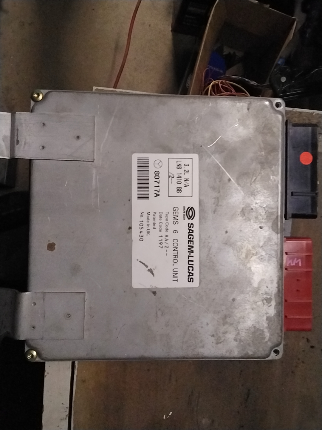 Engine control unit - Jaguar XJ6