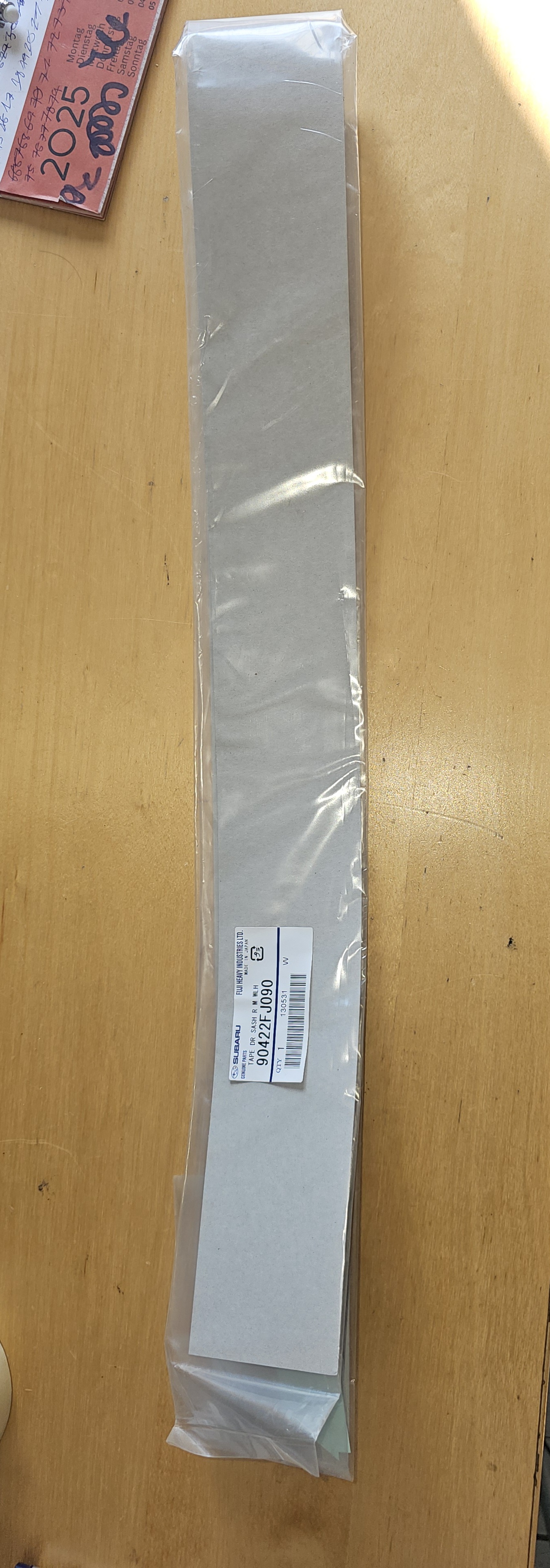 TAPE DOOR SASH R M WLH -  Subaru Crosstrek, Impreza