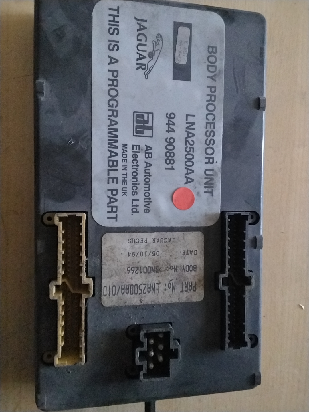 Body processor unit - Jaguar XJ XJ6 XJ12 XJR