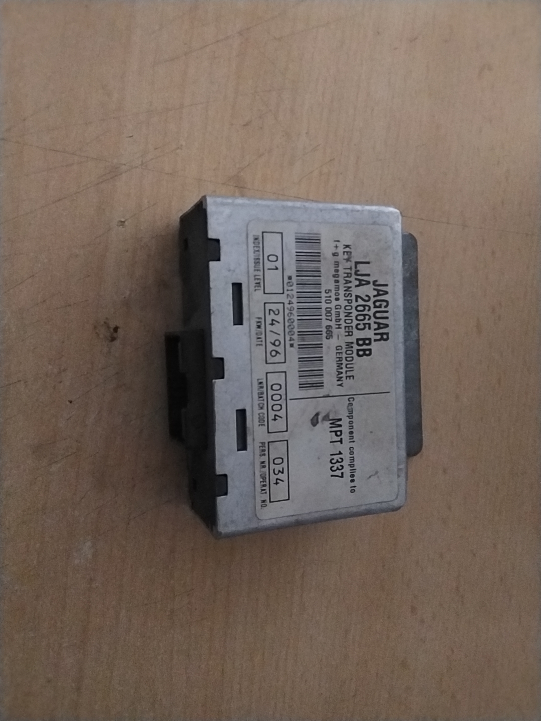Steuergerät Key transponder module - Jaguar XK8 X100 XKR